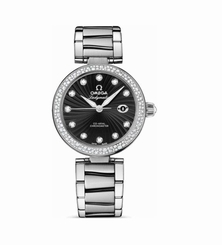 New Omega De Ville Ladymatic Diamond Ladies Watch 425.35.34.20.51.001