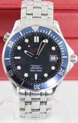 ORIGINAL OMEGA SEAMASTER 2220.80 AUTO CO-AXIAL DIVER JAMES BOND LARGE BLUE WATCH