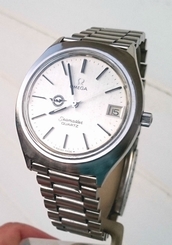 Vintage Rare Omega Seamaster Quartz 37mm Oversize 196.0072 Cal.1310 Steel Watch