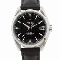 Omega Seamaster Aqua Terra Auto Date Black Strap Mens Watch 231.13.39.21.01.001 7612586220128