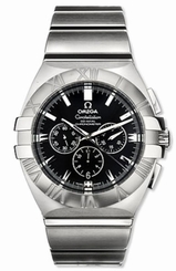 Omega 1514.51.00 Constellation Double Eagle Men's Steel Chronograph - Authentic 7612586150029