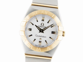 Pre-owned Omega Constellation Double Eagle 1381.70 Shell Dial Women's Watch, IC