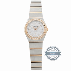 Omega Constellation 123.25.24.60.52.001 Quartz Steel Rose Gold Ladies Watch