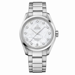 NEW Omega Aqua Terra 150 M Ladies Automatic Diamonds Watch 231.10.39.21.55.002