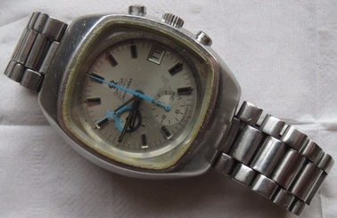 Omega Seamaster Automatic Chronograph mens wristwatch steel case Ref. 176.005