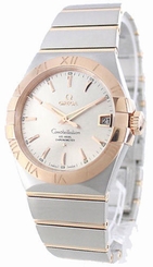 Omega 123.20.38.21.02.001 Constellation Men's Co-Axial 38MM 18K Watch New in Box