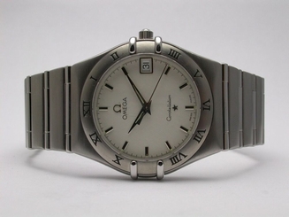 OMEGA CONSTELLATION STAINLESS STEEL MENS QUARTZ WATCH 1512.30 SILVER DIAL