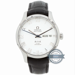Omega De Ville 431.13.41.22.02.001 Auto Steel Mens Strap Watch Annual Calendar 7612586219719