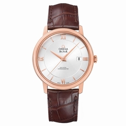 NEW Omega De ville Co-Axial Automatic 18k Rose Gold Watch 424.53.40.20.02.001