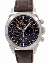 Omega De Ville Co-Axial Chronoscope GMT Strap Mens Watch 422.13.44.52.13.001 7612586180088