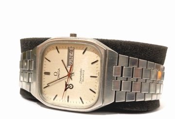 Vintage Omega Seamaster Quartz 196.0248.1 Day/Date 34mm Cal.1425 Steel Watch