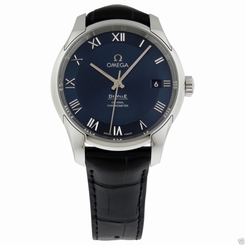 Omega De Ville Co-Axial Chronometer 431.13.41.21.03.001 Blue Dial Retail: $6,200 7612586215100