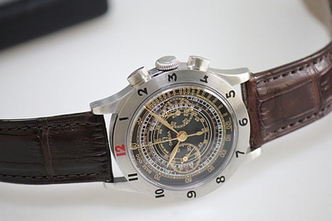 Pre-Owned OMEGA Museum Collection Limited SS/Leather Men's Wristwatch 5702.50,MR