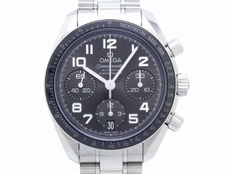 Pre-owned Omega Speedmaster Date 324.30.38 SS Automatic Chronograph Men Watch,AS