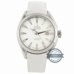 Omega Seamaster Aqua Terra 231.13.34.20.04.001 Auto Steel Ladies Strap Watch 7612586219320