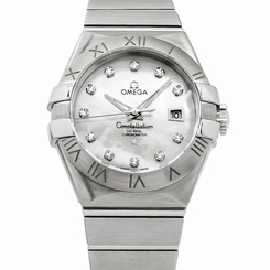 Omega Constellation Co-Axial Auto 31mm MOP Women's Watch 123.10.31.20.55.001 785449072787