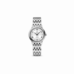 NEW Omega De Ville Prestige Steel Quartz 27.4 mm White Watch 424.10.27.60.04.001