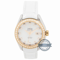 Omega Seamaster Aqua Terra Steel Yellow Gold Diamond Watch 231.28.34.20.55.001