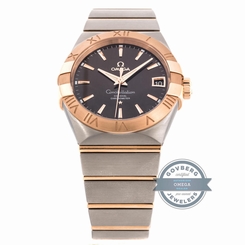 Omega Constellation 123.20.38.21.13.001 Auto Steel Rose Gold Mens Bracelet Watch 683498429517