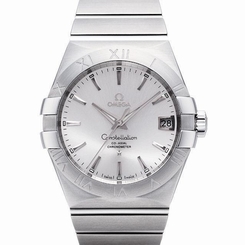 OMEGA MEN'S CONSTELLATION 38MM STEEL CASE AUTOMATIC WATCH 123.10.38.21.02.001
