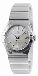 Omega 123.10.35.20.02.001 Constellation Men's Co-Axial Silver Watch - New in Box 7612586179792