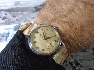 Rel��gio Omega Militar Estrela Ano 1950 Cal 265 Ano 1950