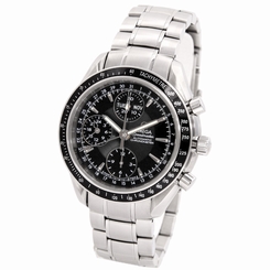 Pre-Owned OMEGA Speedmaster Day-Date Automatic Black Men Wristwatch 3220.50, ML