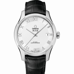 New Omega De Ville Co Axial Chronometer Steel Watch 433.13.41.21.02.001