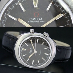 Vintage OMEGA Chronostop Geneve 865 Winding Original Dial Steel Mens Watch