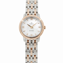 Omega De Ville Prestige Quartz Rose Gold Steel Ladies Watch 424.20.24.60.05.002