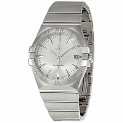 Omega 123.10.35.60.02.001 Mens Silver Dial Analog Quartz Watch 785449072831