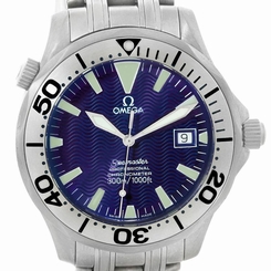 Omega Seamaster Titanium Blue Dial Mens Watch 2231.80.00