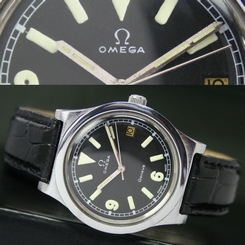 OMEGA Geneve Winding Swiss Made 1972s Vintage Steel Mens Wrist Watch Uhr Montre