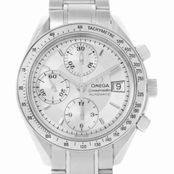 Omega Speedmaster Automatic Date Silver Dial Watch 3513.30.00 Card