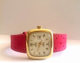 Omega Dynamic 566.0073 Automatic Cal. 684 Date 20M Gold Plated Ladies Watch