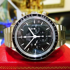 Omega Speedmaster Professional Moonwatch Sapphire Back Watch c. 2005