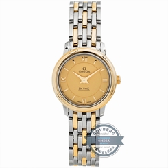 Omega De Ville Prestige 424.20.24.60.08.001 Quartz Steel Gold Ladies Watch 7612586231995