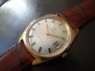 Beautiful 1968 Omega Geneve Automatic Men's Watch~Rose Gold Case~Cal 565~WOW!