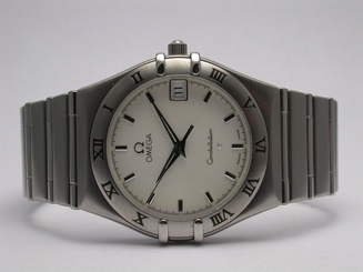 OMEGA CONSTELLATION STAINLESS STEEL MENS QUARTZ WATCH 1512.30 SILVER DIAL