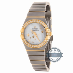 Omega Constellation 123.25.24.60.05.001 Quartz Steel Gold Ladies Bracelet Watch