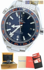 Omega Seamaster Planet Ocean GMT 600m Blue Ceramic Watch 232.30.44.22.03.001 7612586238802