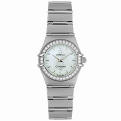 Omega Women's 1466.71.00 Constellation Quartz Mini Diamond Bezel Watch