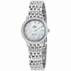 New Omega De Ville Prestige MOP Dial Ladies Watch 424.15.24.60.55.001 7612586231896