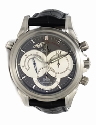 Men's Omega DeVille Chronoscope Co-Axial Rattrapante Strap Mens Watch 4848.40.31