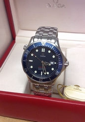 Omega Seamaster 300M Quartz - 2221.80.00 - Blue Dial - 2008 - Box & Paperwork