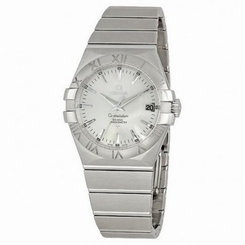 OMEGA MEN'S CONSTELLATION 35MM STEEL CASE AUTOMATIC WATCH 123.10.35.20.02.001