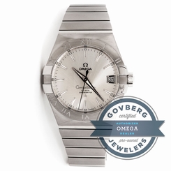 Omega Constellation Automatic Date Steel Bracelet Watch 123.10.38.21.02.001 7612586200014