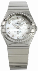 123.15.27.60.55.003 OMEGA CONSTELLATION NEW & AUTHENTIC WOMENS DIAMOND WATCH 7612586178528
