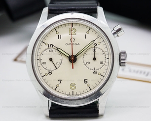 Omega 6W/16 6W16 Vintage RCAF Monopusher Chronograph HA-62 Canadian Air Force