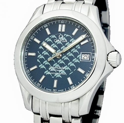 Pre-Owned Omega Seamaster Limited SS Blue Dial Men's Automatic Watch 2508.80,MR